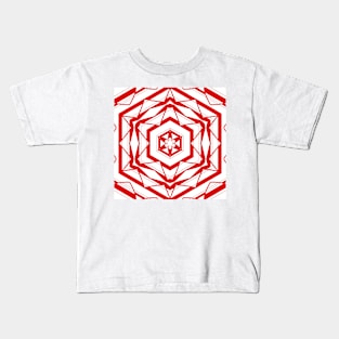 Simply red and white 2 Kids T-Shirt